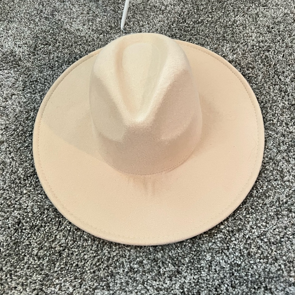 Cream boho hat